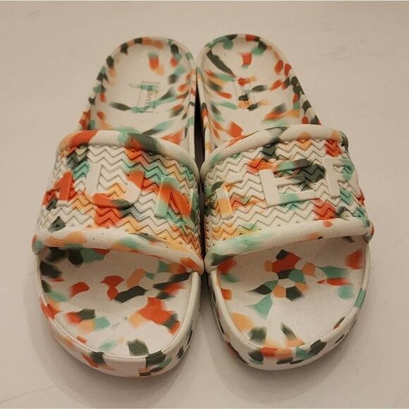 HUNTER BLOOM Algae slides flip‎ flops size 8 new!!! - Picture 4 of 10
